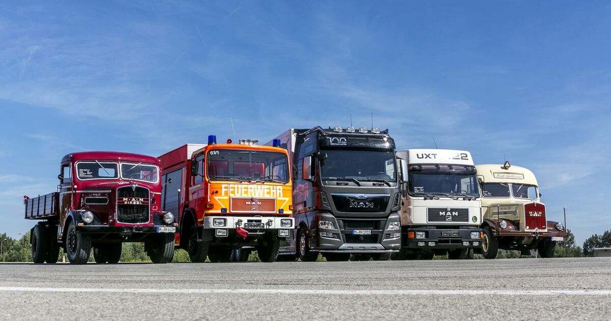 Fahrvergleich der Generationen: Fünf epochale Lkw im Porträt - eurotransport