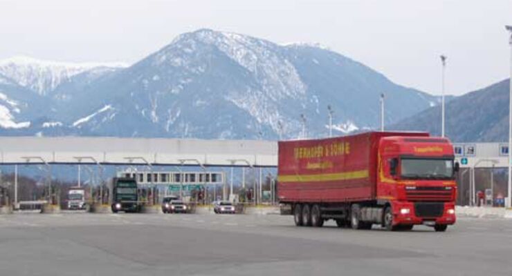 Am Brenner gilt das sektorale Fahrverbot. 