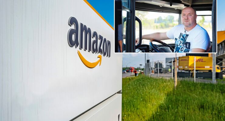 Amazon, Lkw-Fahrer