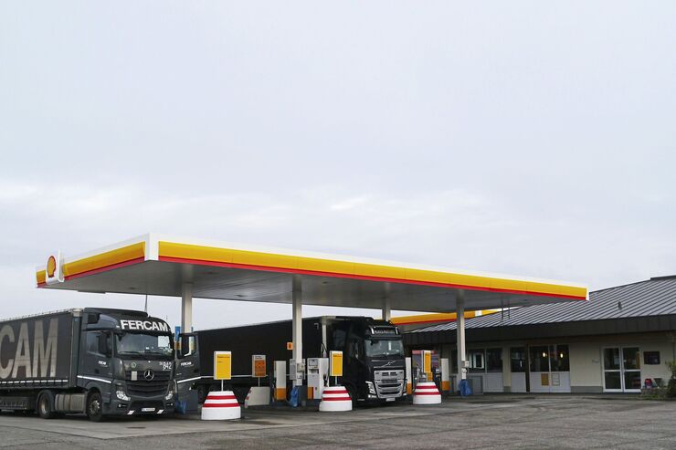Autohof Shell Kirchberg Fercam Tankstelle Truckstop FF 4/2019