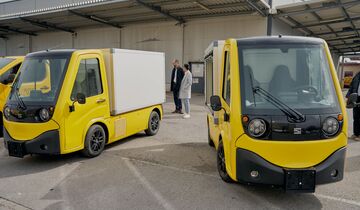 Die Österreichische Post testet den E-Kleinsttransporter Sevic V500e in der Praxis.