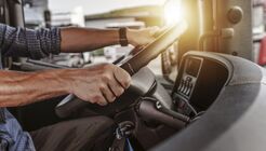 Fahrer, Stolz, Führerschein, kommerzielle Transport Industrie, gewerblich, Kajüte,  close-up, Job, Work, Business, Verkehr,  Versand, Reiseziel, Antrieb, Logistik,  Autofahren