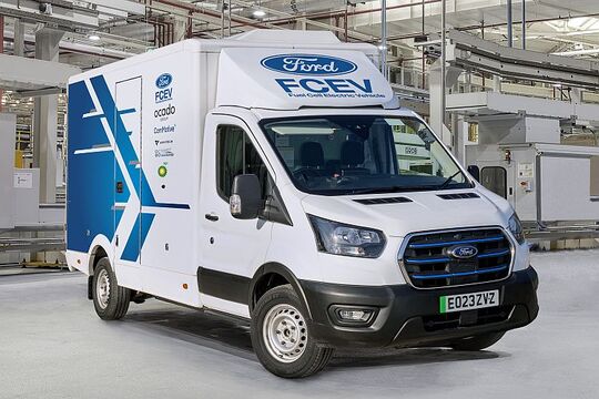 Ford E-Transit mit Brennstoffzellen