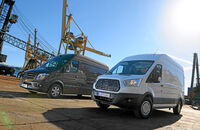 Ford Transit gegen Mercedes Sprinter, Vergleichstest