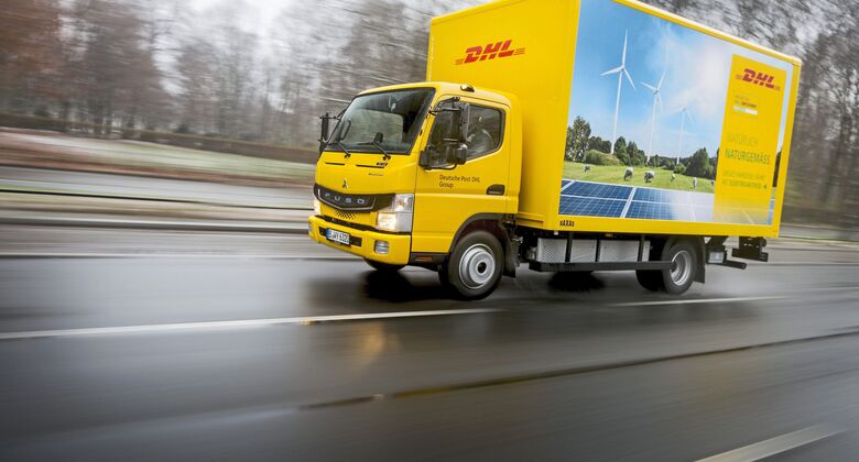 Fuso eCanter Berlin Rhenus Deutsche Post DHL Dachser DB Schenker E-Fuso