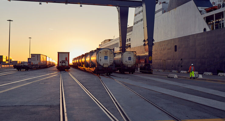Güterverkehr auf der Schiene