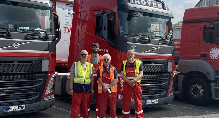 Hoyer Group schickt Tankcontainer für Flutopfer