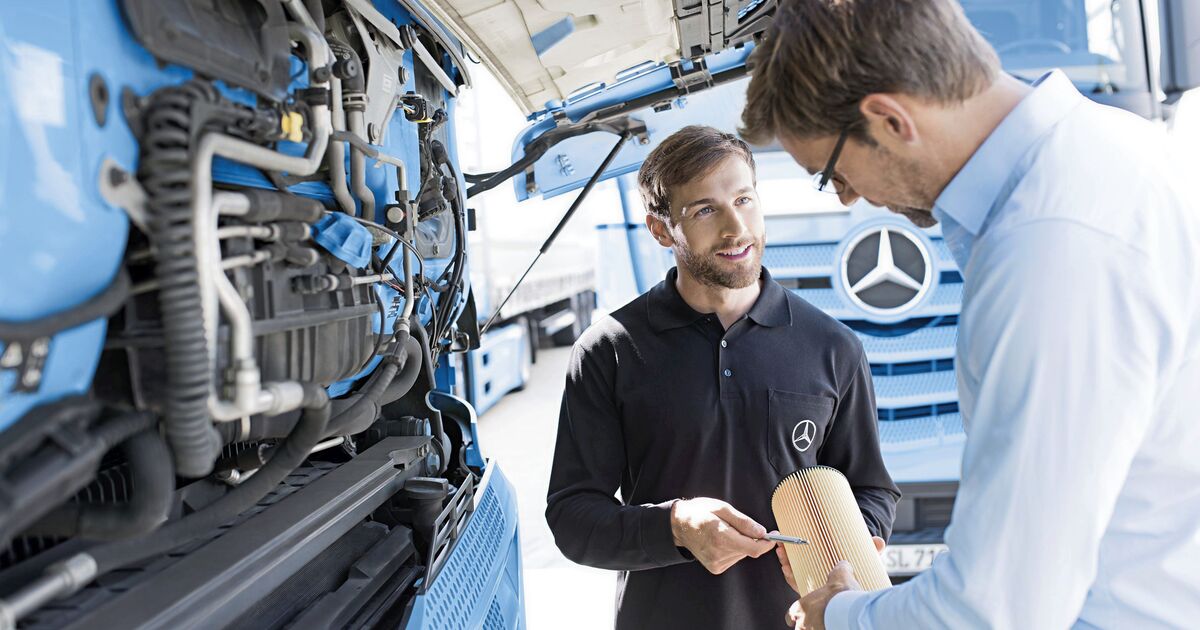 Mercedes-Benz Lkw führt digitales Serviceheft ein - Wartung