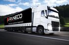 Lkw des Paneco-Netzwerks