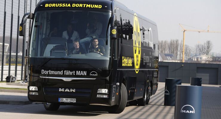 Mannschaftsbus, Borussia Dortmund, 2014