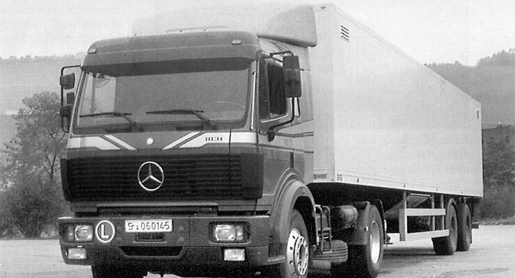 Mercedes-Benz SK 1831 LS, lao 3/1993, Oldtimer FF 3/2023, Historie, Test