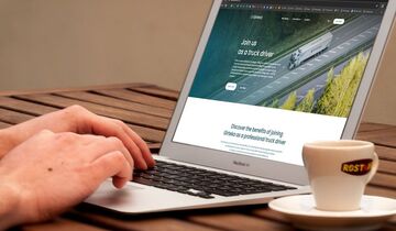 Onlineportal für Lkw-Fahrer von Girteka