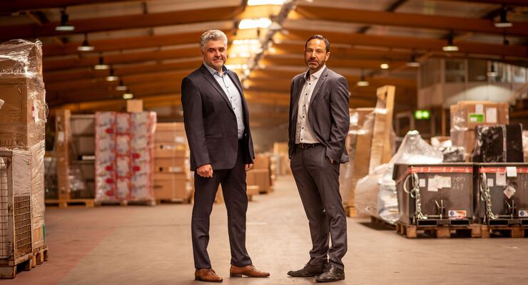 Paul Walter (links) und Francesco De Lauso von Cargo Trans Logistik (CTL)
