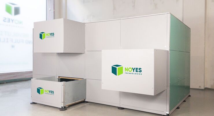 Perfekt für die City-Logistik: Der sogenannte Noyes Storage bietet Lagerraum mit unterschiedlichen Temperaturzonen auf kleinstem Raum.
