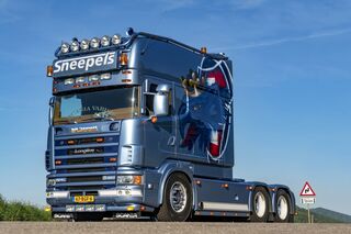 Supertruck Scania Longline V8 Mit 850 Ps Luxus Chrom Und