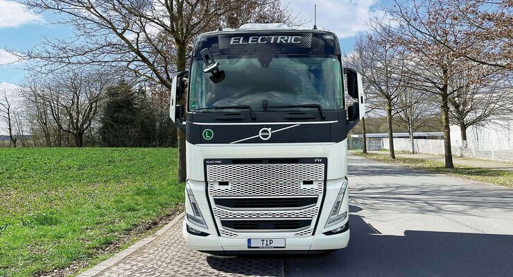 TIP bietet E-Lkw von Volvo zur Miete an