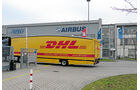 Teardrop-Trailer, DHL, Airbus