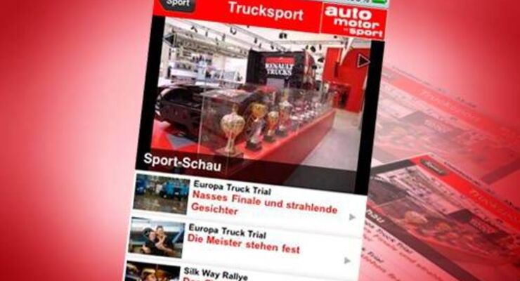 Trucksport-Nachrichten in der ams-App