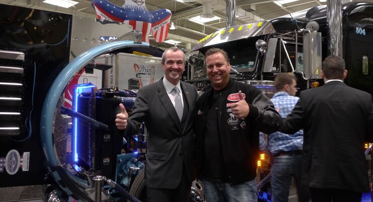 US-Botschafter Murphy, Barkanowitz, IAA 2012, American Trucks Stand
