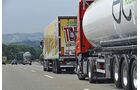 Überholverbot Unfall Autobahn Stau Stauende LKw-Unfall Polizei 