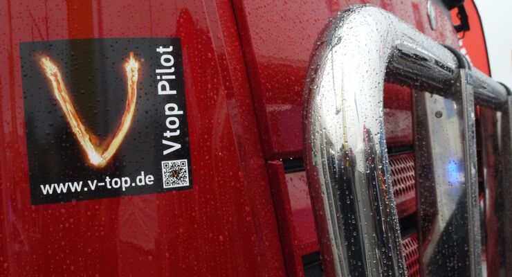 V-Top die Imagekampagne für Lkw-Fahrer ruft zur Mitarbreit auf.