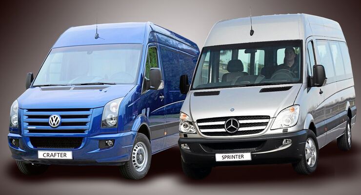 VW Crafter, Mercedes Sprinter, Montage