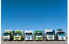 Vergleichstest Hybridlastwagen, Öko Lastwagen