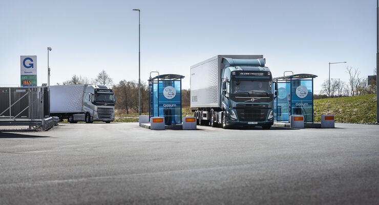 Volvo bringt den FH und den FM LNG-Lkw mit mehr Leistung auf den Markt.
