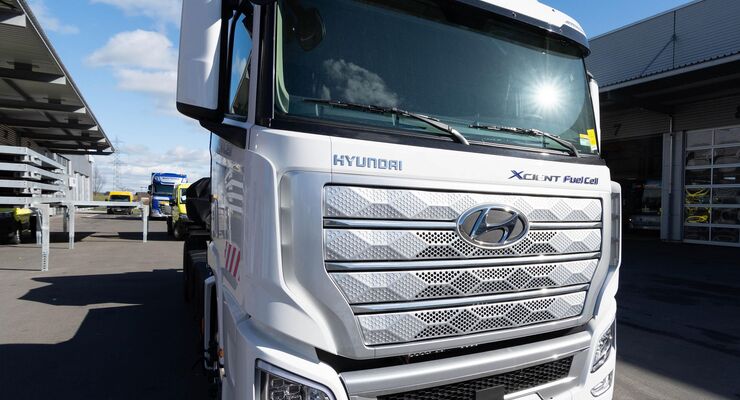 Wasserstoff-Lkw von Hyundai
